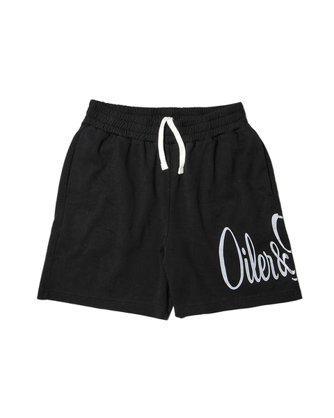 Black Logo Sweat Shorts – Oiler&Boiler
